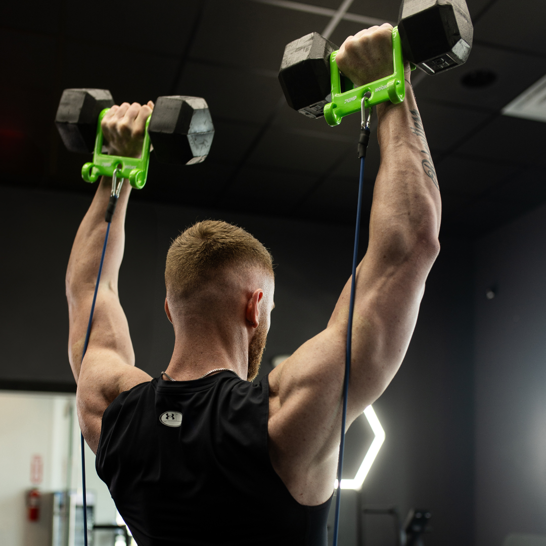 Pump Hooks XL - New Version! (Fits Fixed & Adjustable Dumbbells)